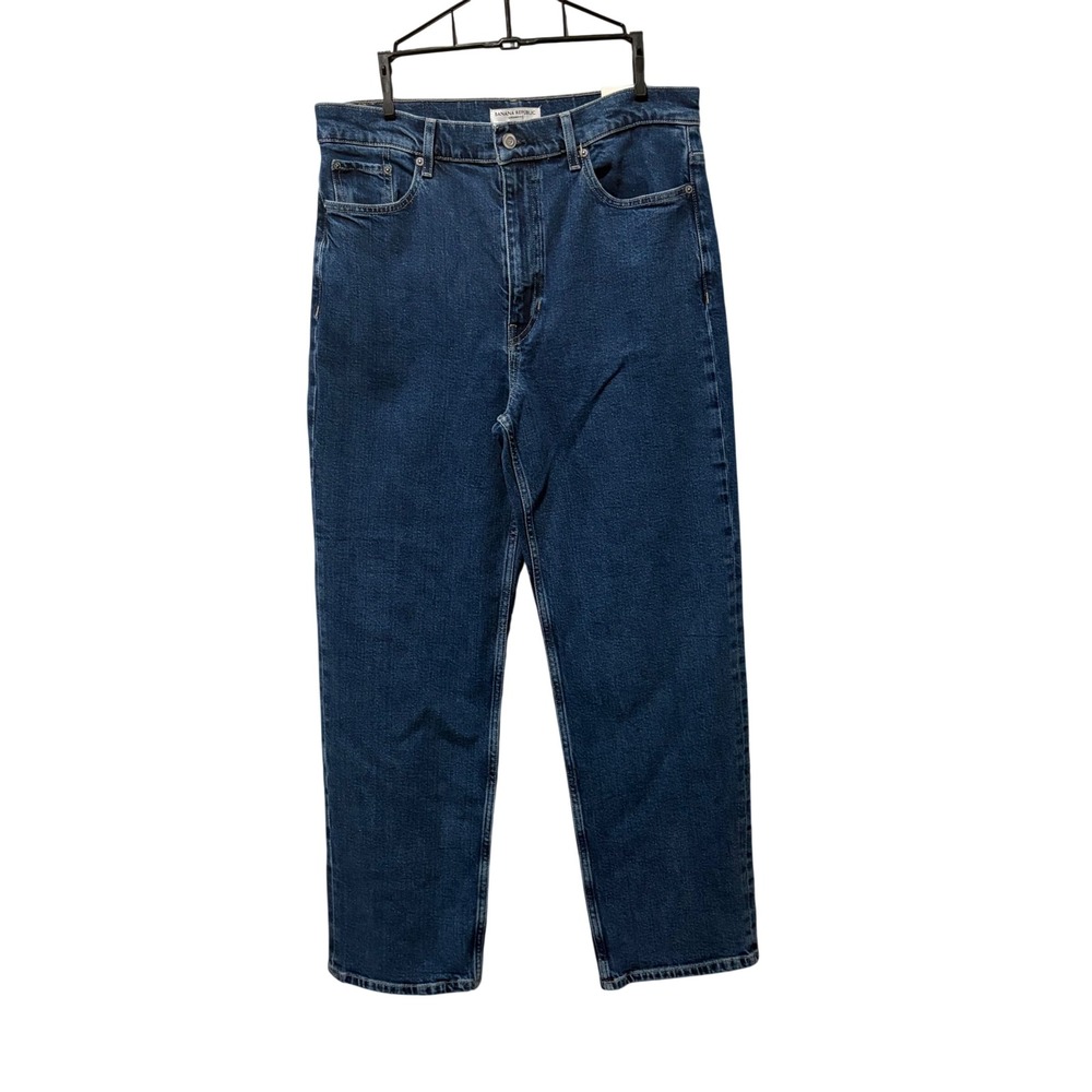 Banana Republic 90s Straight Jeans Womens 31 Blue High Rise Classic Denim